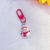 Cartoon Santa Claus Keychain Ornament - Cute Christmas Gift for Backpack or Home