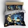 Fairy Moon Gnome Led Decor Multiple Sizes Kid'S And Adults' Bedroom Exquisite 3Pc Bedding Set, Gift
