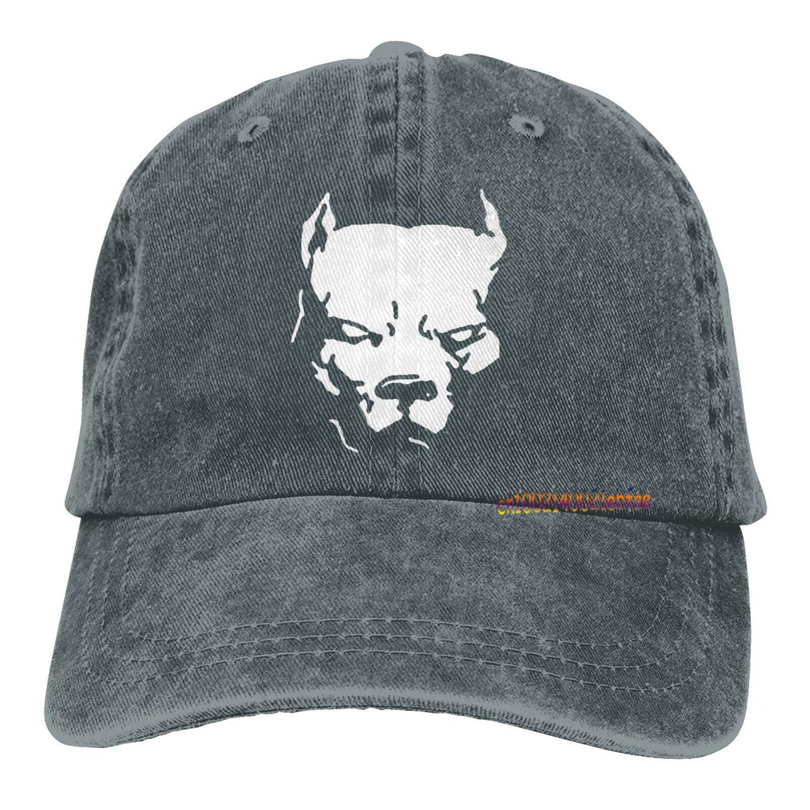 

Нова мода унісекс для жінок Pitbull Dog Baseball Cap Унісекс Хіп-хоп бавовняні кепки для вантажівок Bone Dad Hat Регульовані капелюхи Snapback Gorras One Size