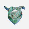 53cm Brand Square Scarf Woman 2024 Design Flowers Birds Silk Women Scarf Bandana Luxury Headband Hijab Neckerchief