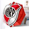 River Plate, Badge Automatic Opening and Closing, 8 Rib Structure Portable Umbrella, Suitable for Men and Women In All Seasons  Perfect Gift