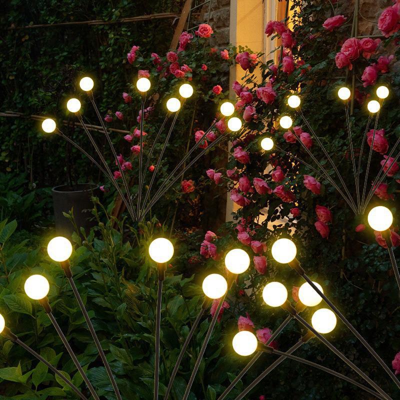 Waterproof Outdoor Solar Firefly Lights for Garden and Lawn Decoration