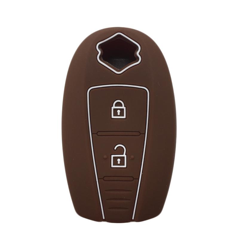 Soft Key Case Cover Fit For Suzuki Vitara 2022 SX4 II (S-cross) 2021 Silicone Keychain Car Accessories Key Protector