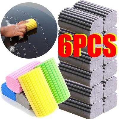 6/3/1PCS Dust Cleaning Sponges Portable Clean Brush Duster Cleaning Tool for Household and Car Window Sponges Friction Cotton