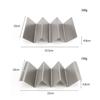 1 stücke taco halter rack edelstahl taco rack W-förmigen pfannkuchen rack Mexikanischer pfannkuchen rack