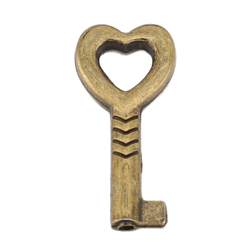 2sets Bronze Bear Shaped Padlock Zinc Alloy Storage Cabinet Padlock  For Storage Box