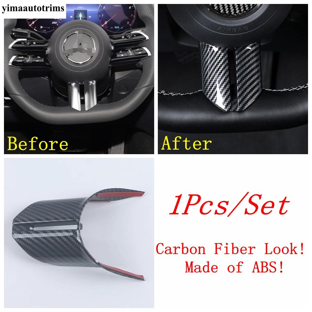 Car Steering Wheel Frame / Seat Head Pillow Adjust Button Panel Cover Trim Accessories For Benz C Class W206 Sedan - 2025