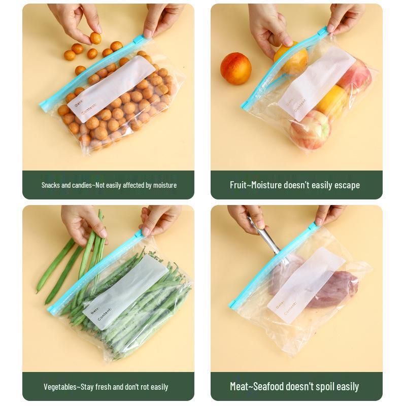 Thickened Ziplock Freezer & Storage Bags for Food Packaging & Fresh-Keeping.