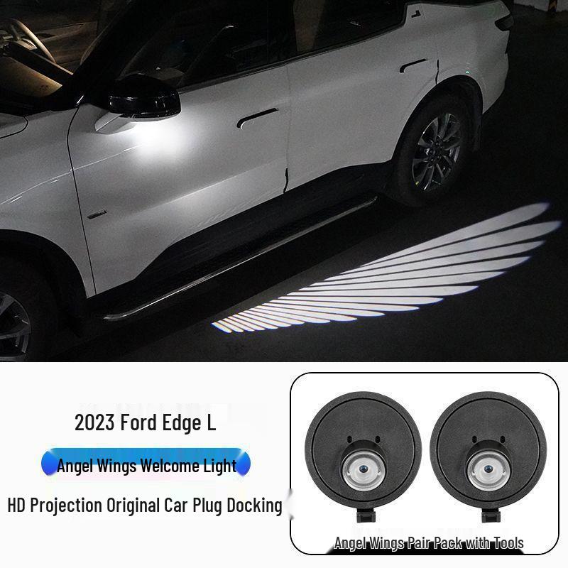 Ford 2023 Edge L Rearview Mirror Angel Wing Welcome Light