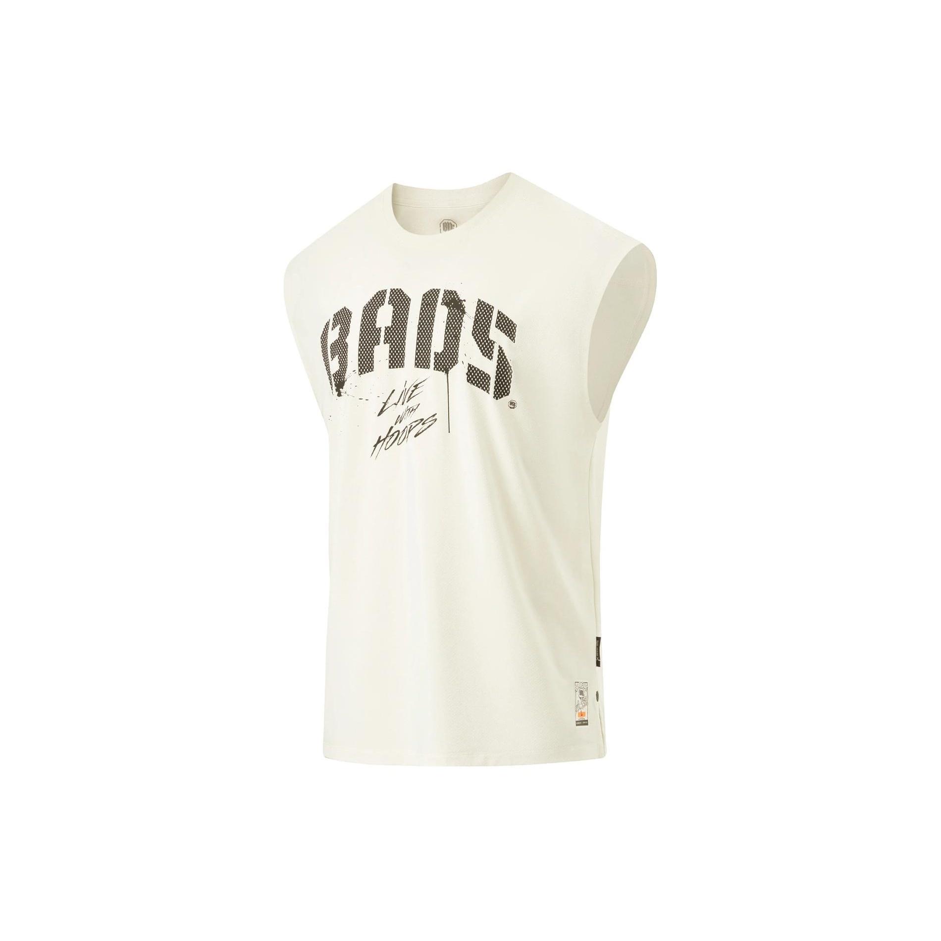 Li-Ning BadFive Graphic Basketball Tank Beige Men s AVSU435-4 M