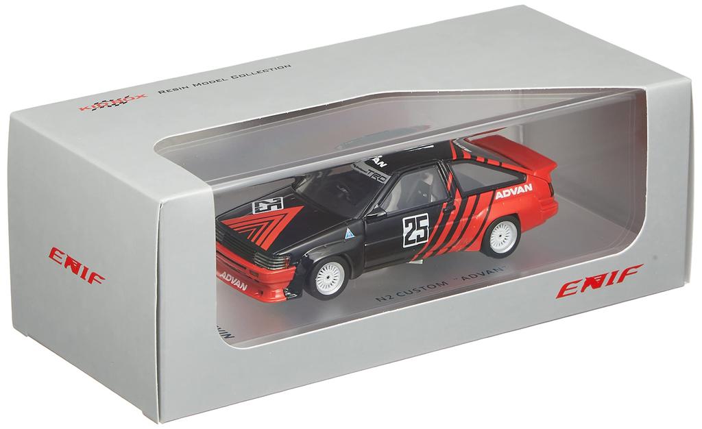 ENIF Maßstab Toyota Corolla Levin N2 Spec 1986 Custom ADVAN Fertigprodukt 1/43 #25