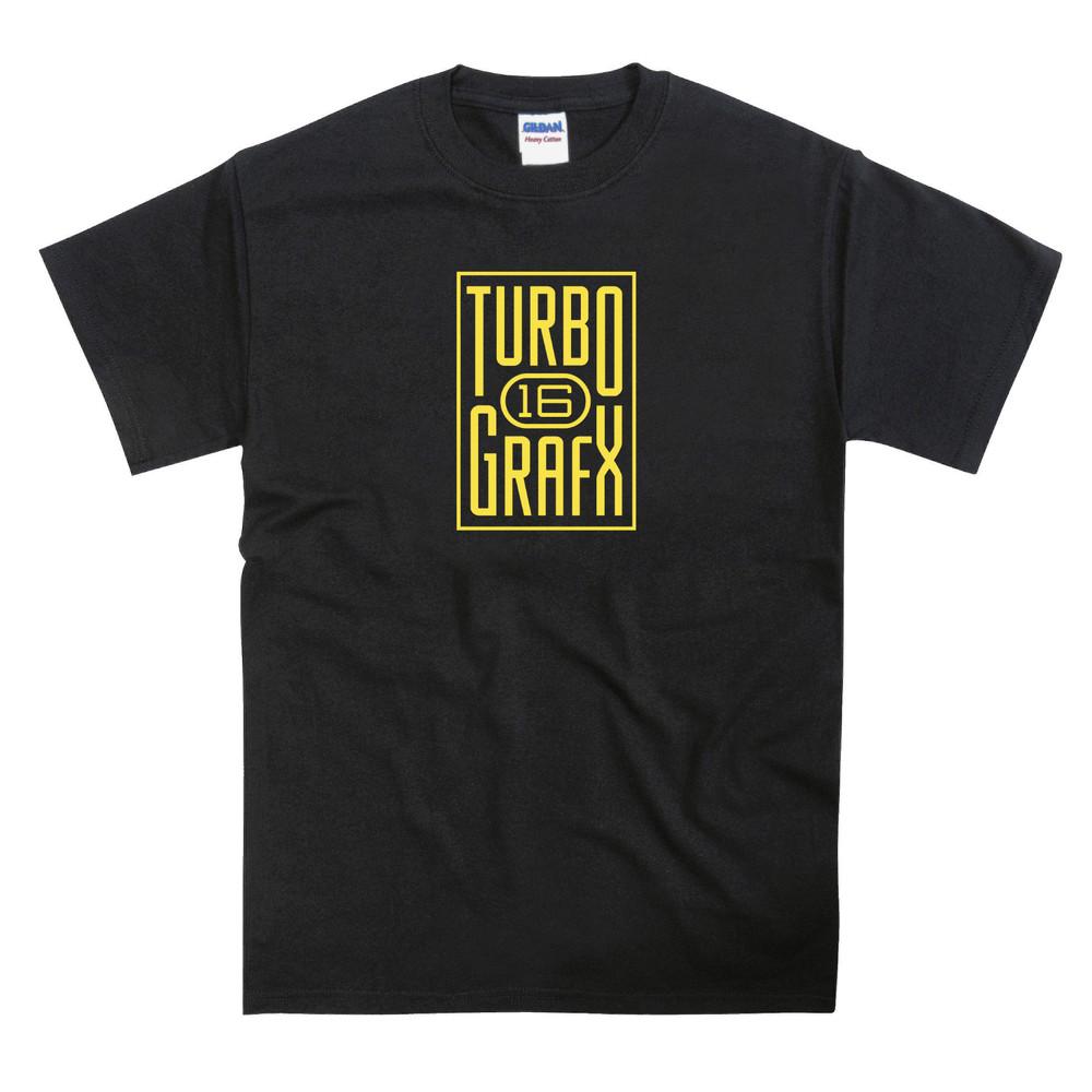 

TurboGrafX 16 Console Retro PC Engine Tribute T-Shirt XL