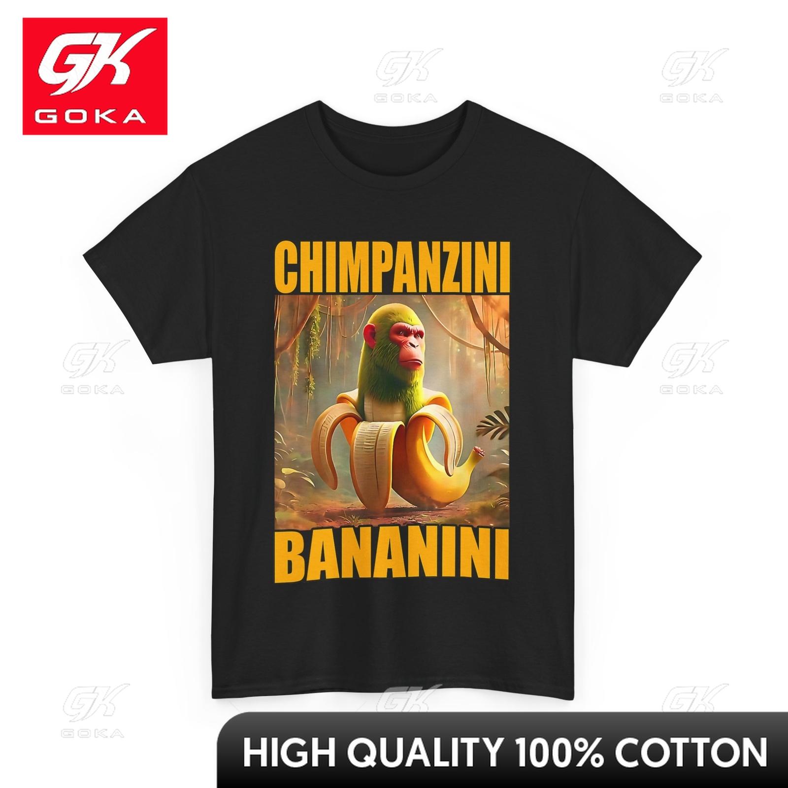 

Chimpanzini Bananini Italian Brainrot Festival Indie Understated Tshirts Inspired Sunny Laidback Graphic Tee 4XL