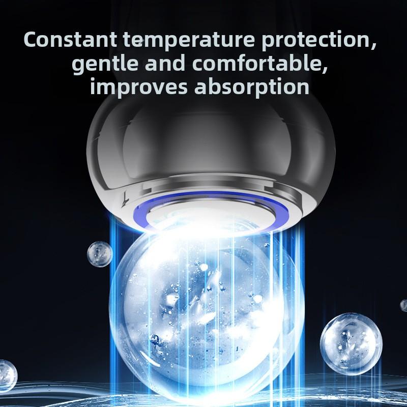 Införande Skönhetsinstrument Maskinstrument Rengöring Ansikte Varm Lyft Massager Foton Återupplivning Skönhetsinstrument