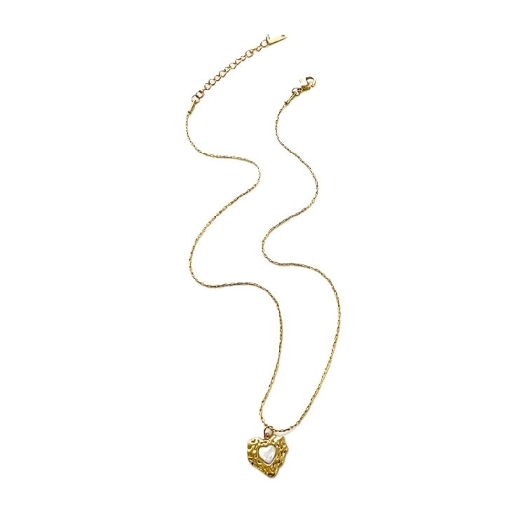 Love Heart/Bowknot Adjustable Necklace Stainless Steel Layering Jewelry for Women Elegant Everyday Gift