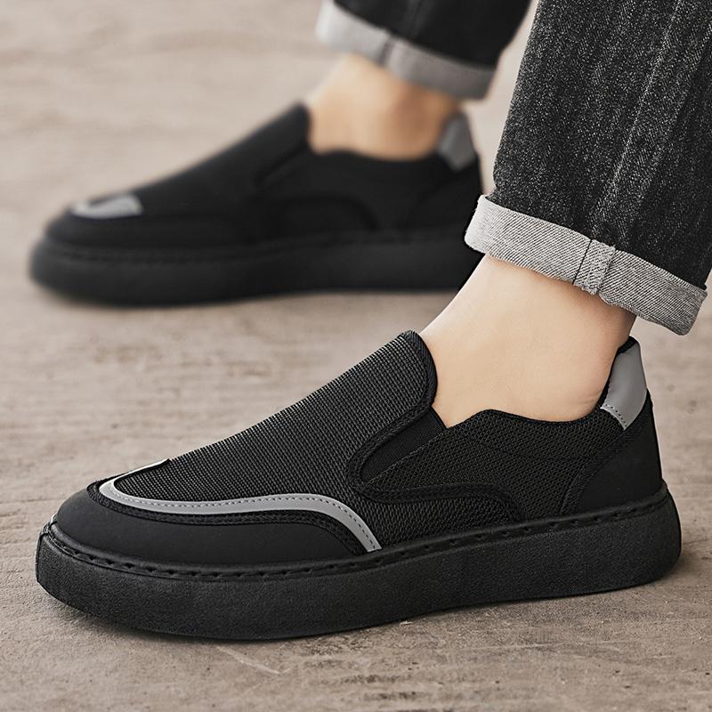 Summer New Men's Mesh Shoes, Lightweight and Breathable, Perfect for Lounging. Anti-slip and Durable Casual Loafers.