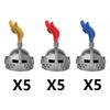 MOC Armes Médiévales Accessoire Briques Soldat Figurine Chapeau de Cow-boy Fusil de Chasse Arbalète Lance Armure Casque Masque Brique Jouet