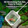 Fishing Landing Net Rustproof Corrosion Resistant Stainless Steel Fishing Net For Catchin Fish Shrimp Tank Aquarium Accessories