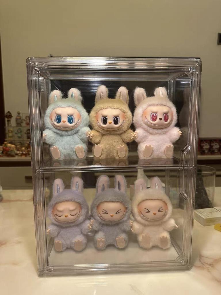 LABUBU ZIMOMO Archangel Acrylic Display Box with Magnetic Door