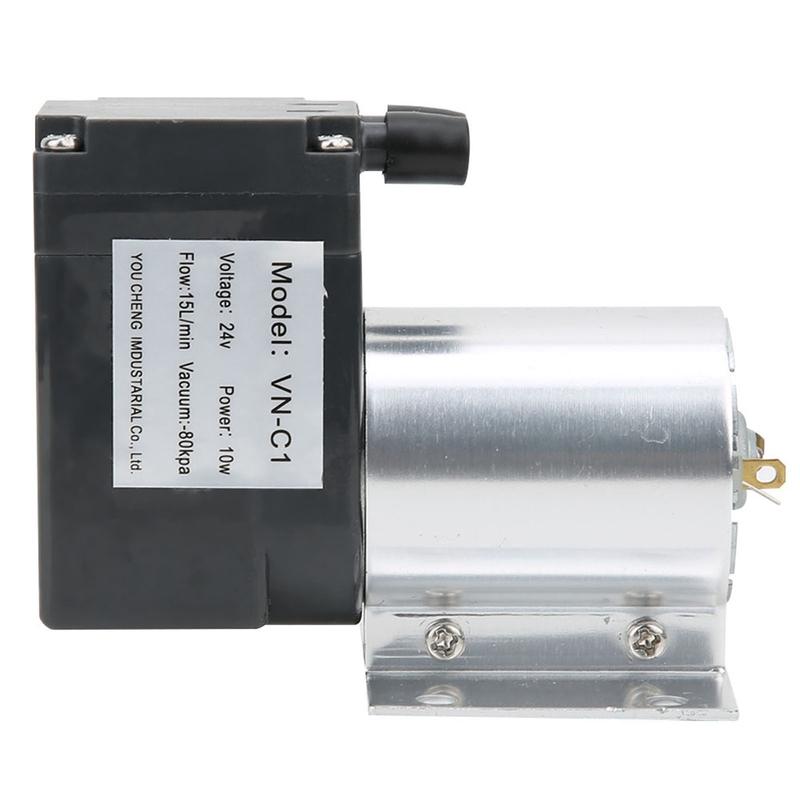 Gas Analysis Pump Accessories Vacuum Pump Vacuum Suction Pump Negative Pressure with Stand ‑80kpa 10W DC24V/DC12V Suction Pump