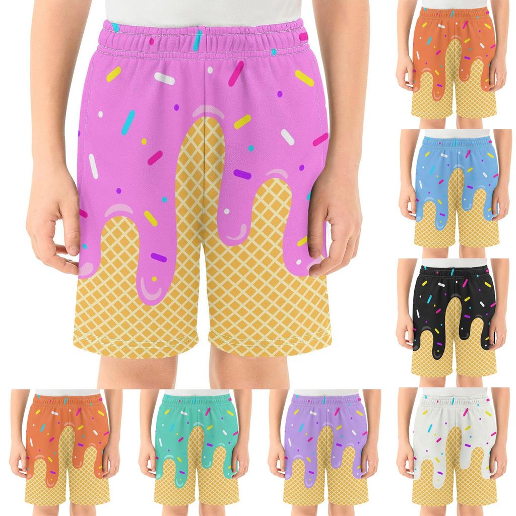 Summer Boys Printed Color Shorts