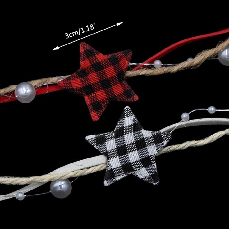 Decoration Sewing Craft Star Trim Ribbon Christmas Tree Decoration Fringe Trim
