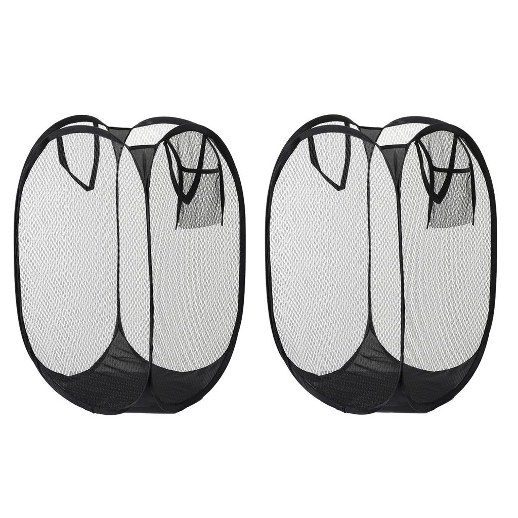 Foldable Mesh Laundry Basket, Solid Color, Breathable, Dirty Clothes Basket, Toy and Miscellaneous Items Storage Basket