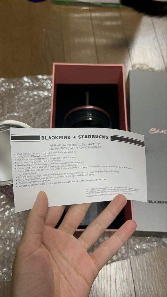 [USED] BLACKPINK x Starbucks collaboration tumbler