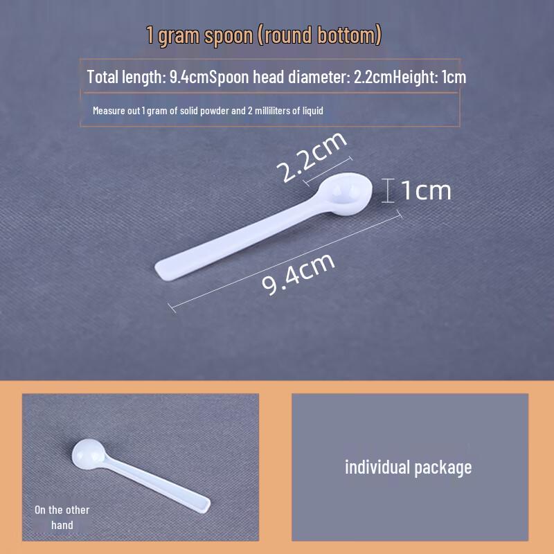 Individually Wrapped Plastic Measuring Scoops