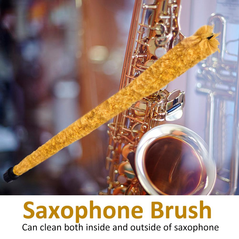 

Alto Flexible Sax Саксофон Чистка Техническое обслуживание Очиститель Щетка для ухода за инструментом