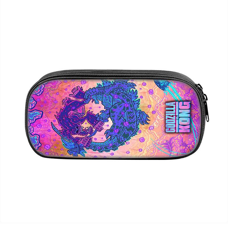 Godzilla Federmäppchen Große Kapazität Nylon Schreibwaren-Organizer Für Schüler Und Kinder