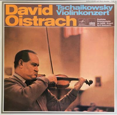 LP Record TSCHAIKOWSKY  DAVID OISTRACH KYRI  Violinkonzert 77297ZK MELODIA AUSLESE Germany Classical Used