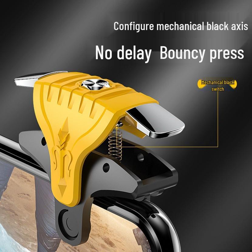 F01 PUBG Gaming Accessory: Six-Finger Alloy Buttons Compatible with Controllers, In Stock