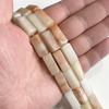 8X20MM Natural Square Tube Stone Beads Amazonite Aventurine Howlite Dalmation Gem Beads Charm For Jewelry Making Artistic works