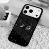 Trippy Art Aesthetic Space Moon Shockproof Phone Case for iPhone 17 Air 16e 15 11 12 14 13 Pro Max Cover Coque