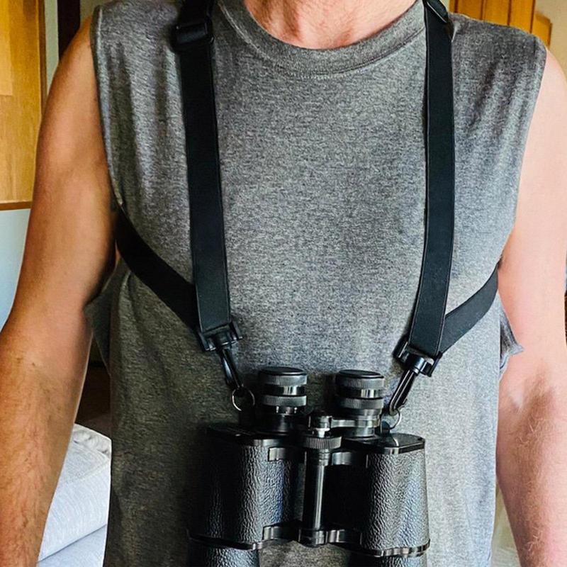 Adjustable Binoculars Harness Strap Ergonomic X Shaped Nylon Quick Release Camera Rangefinder Outdoor Simpl Camera Strap Tools