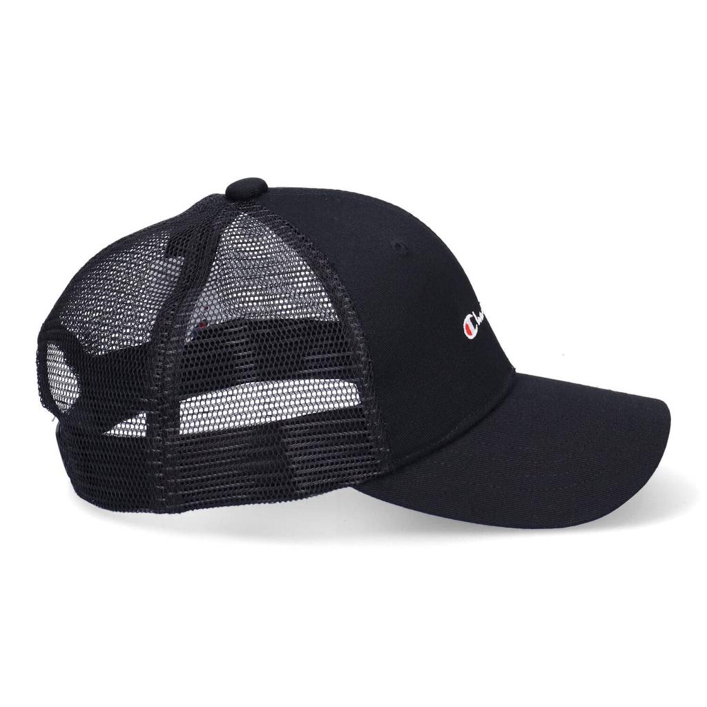 Champion Twill Logo Mesh Cap for Kids Cm (Black) 55.0