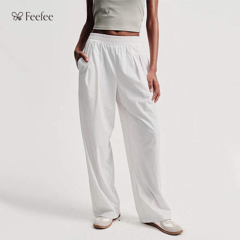 FEEFEE Women's ABF Pleated Loose Long Pants FF031