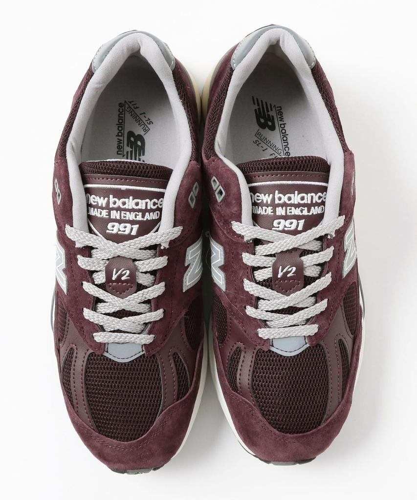 U991AU2 New Balance 991V2 Fremstillet i UK Catawba Grape (Mænds)