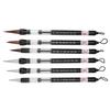 6Pcs Beginner Friendly Water Brush Pen Piston Fill Design Calligraphy Water Brush  Brush Practice