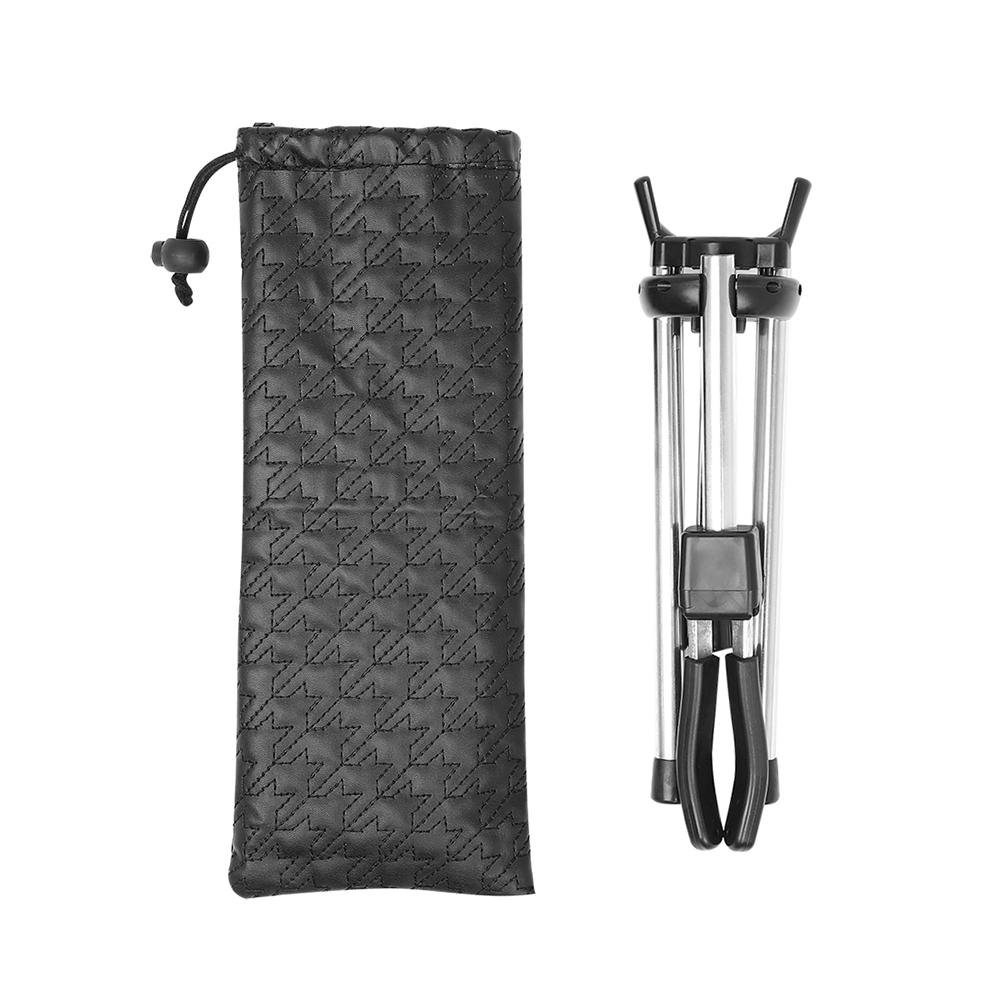 Foldable Saxophone Stand Portable Alto Sax Metal Floor Stand Holder Aluminum Alloy with Carry Bag