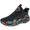 Foreign trade large size 48 basketball shoes men's fly-woven breathable wear-resistant actual combat teenagers and students running sports shoes