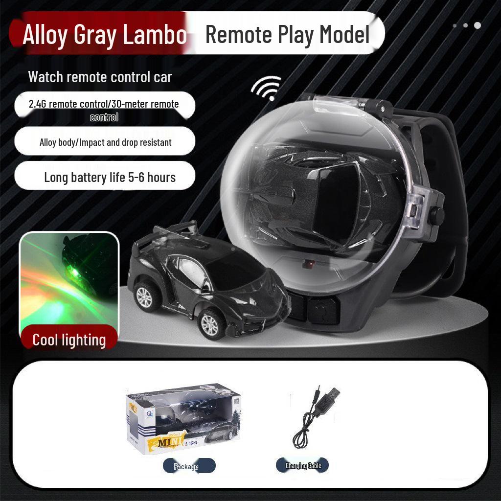 Children's 2.4G Alloy Remote Control Racing Car - Mini Toy Gift for Boys