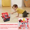 Kids Tool Set With Toy Drill, Construction Tools With Tool Box And Vest, Toys For 3 4 Year Old Boys Gifts