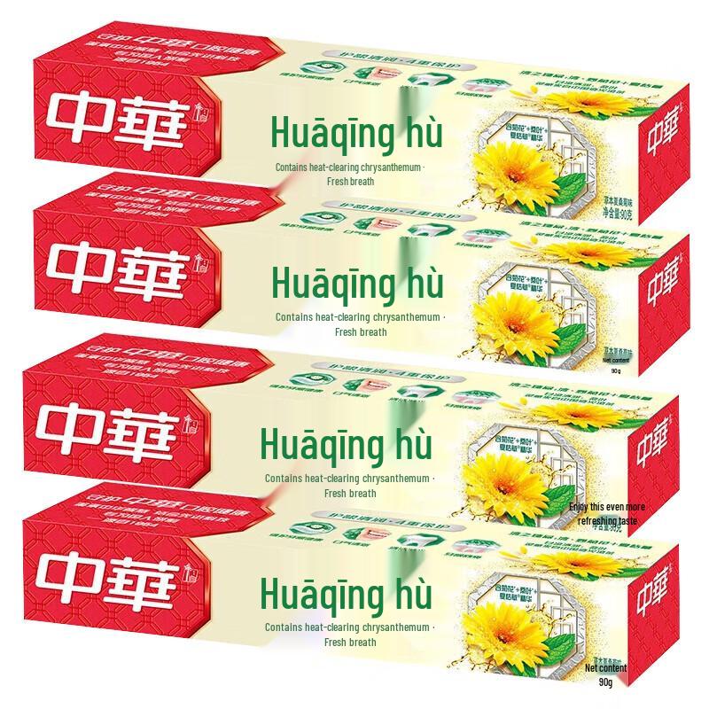 Зубная паста Zhonghua Herbal Xia Sang Ju (4x90г)