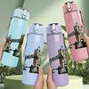 1PC Tower Bridge London Pattern 750ml Color Plastic Sports Water Bottle Leakproof Flip Straw Lid Suitable for Sports Office Home Use