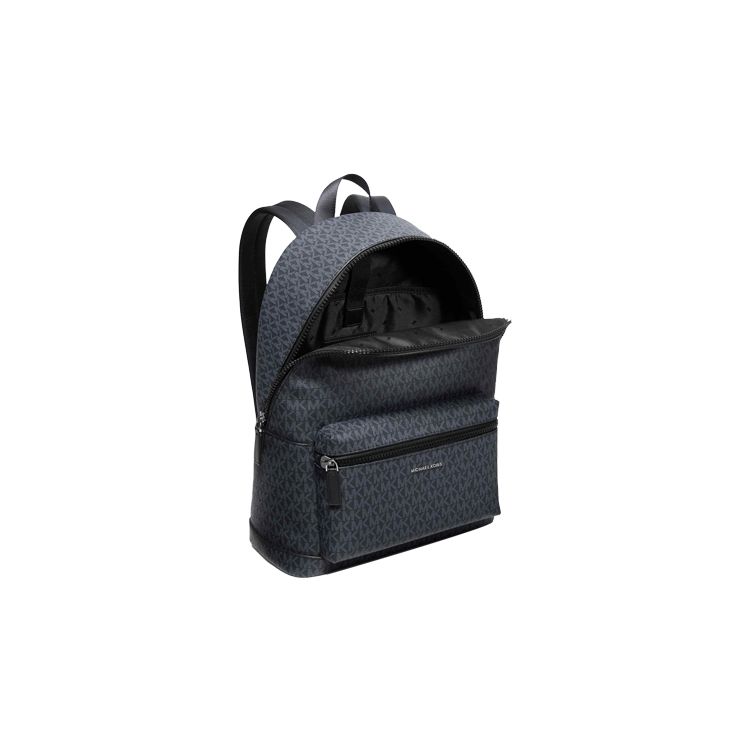 Michael Kors MK Cooper Vintage Commute Backpack Men Backpack Navy-Blue 37U9LCRB3B-502