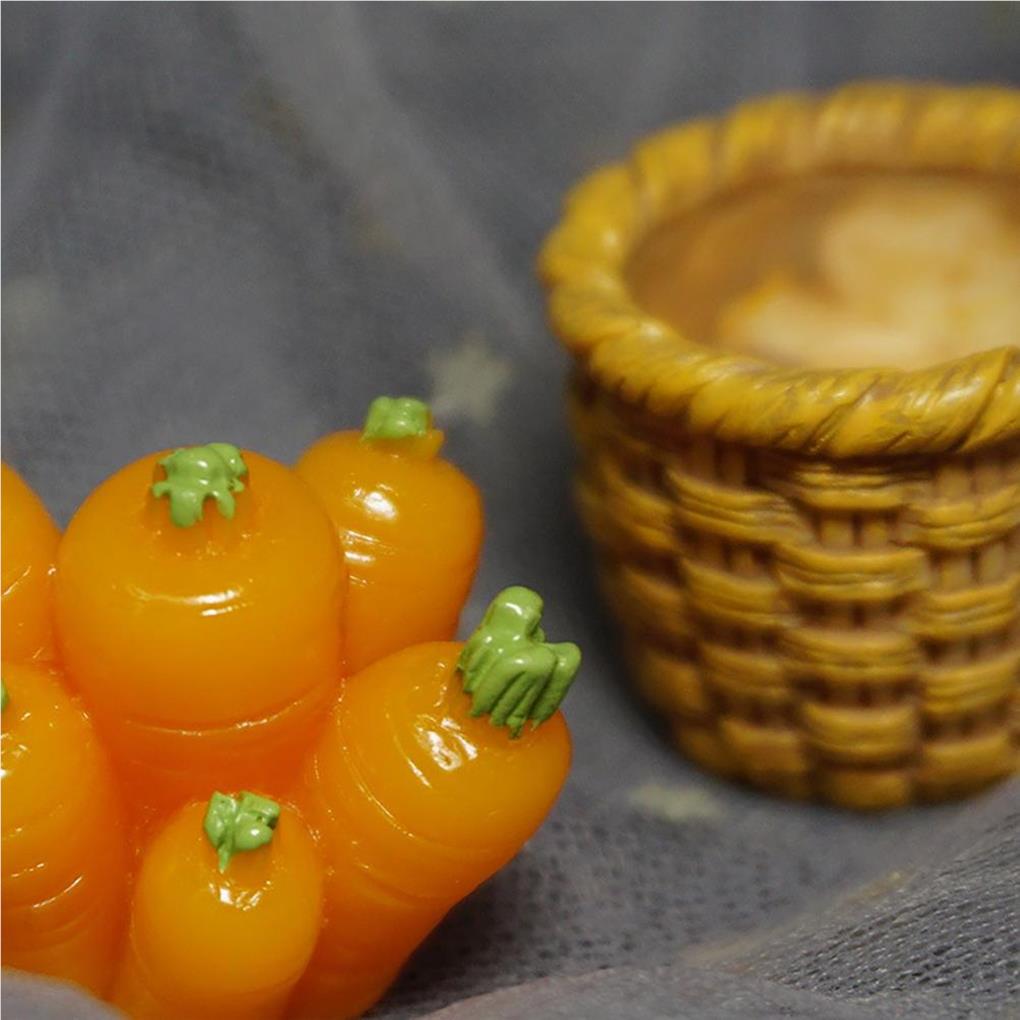 7Pcs/Set Easter Miniature Animal Figurine Resin Home Office Farmhouse Table Countertop Decor Holiday Art Crafts