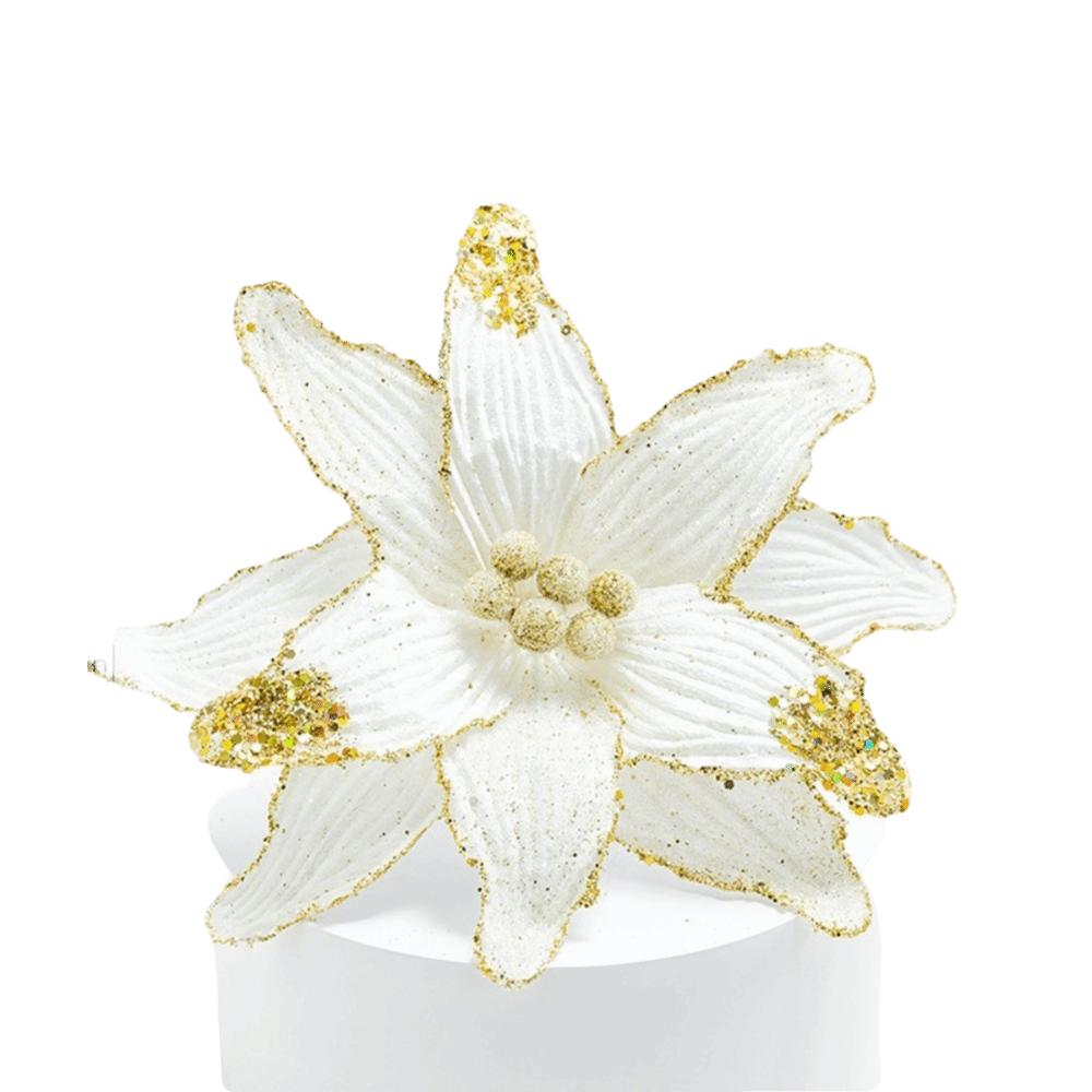 Vibrant Colors Artificial Xmas Flower Large Size Christmas Tree Wreath  Wedding Decor