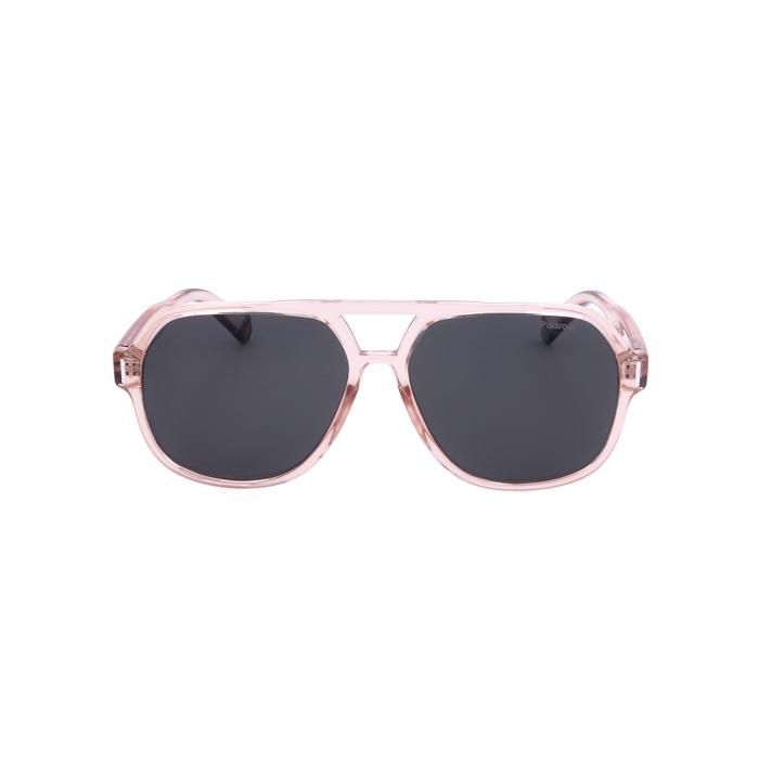 Lunettes De Soleil - POLAROID - Pld 6193/s 900/M9 CRYSTAL - Aviator - Adulte - Gris - Noir - Tendance
